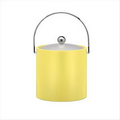 3 Qt. Bartenders Choice Ice Bucket with Acrylic Lid (Lemon Yellow)